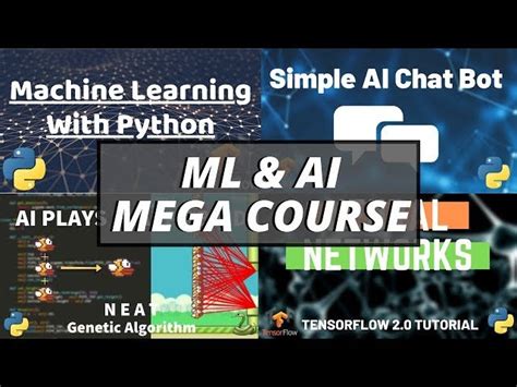 python mega course|Python Machine Learning & AI Mega Course .